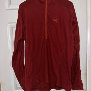 Arc'teryx Burgundy and Black Pullover